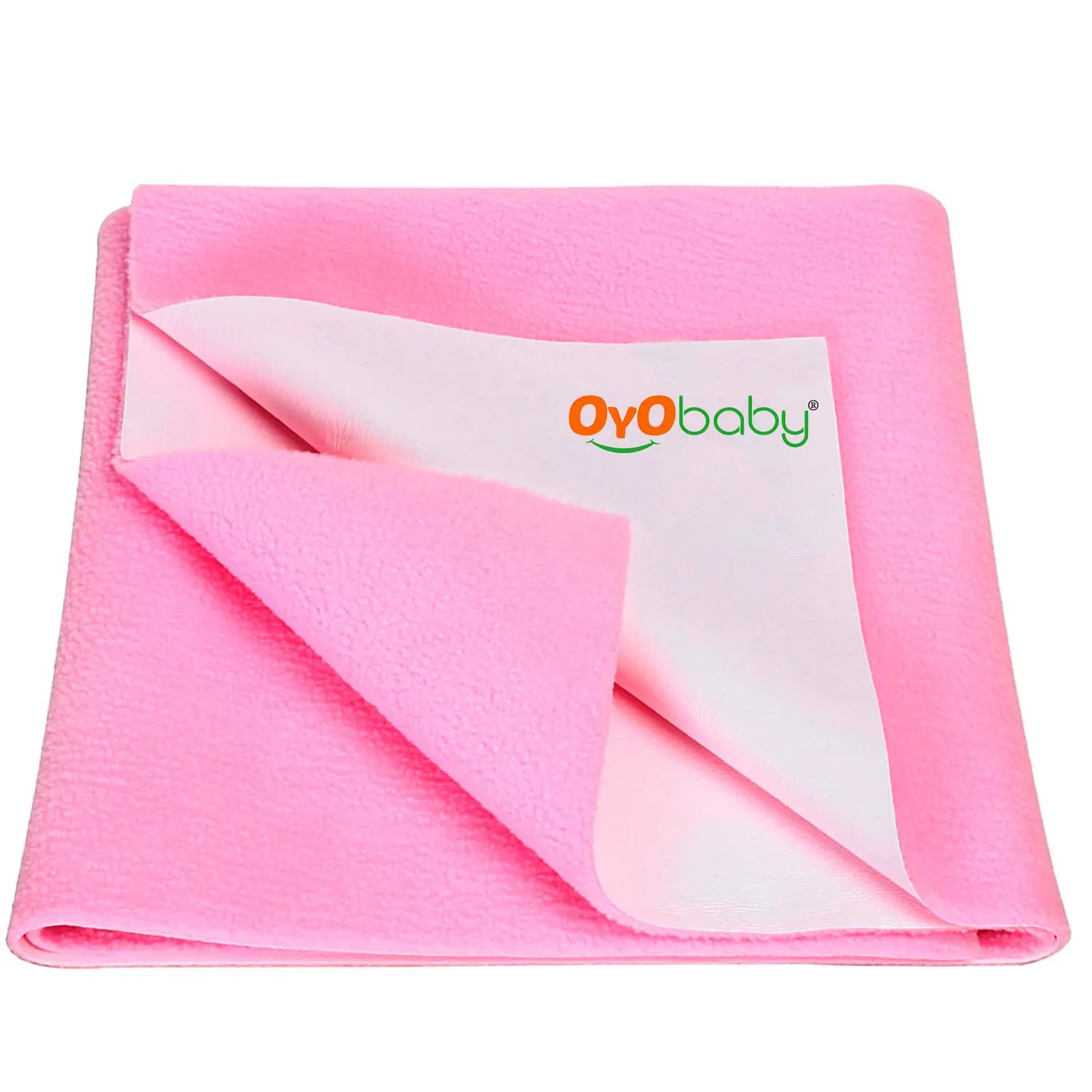 OYO Baby Waterproof Bed Protector Baby Dry Sheet, Small, Pink (50 cm x 70 cm)