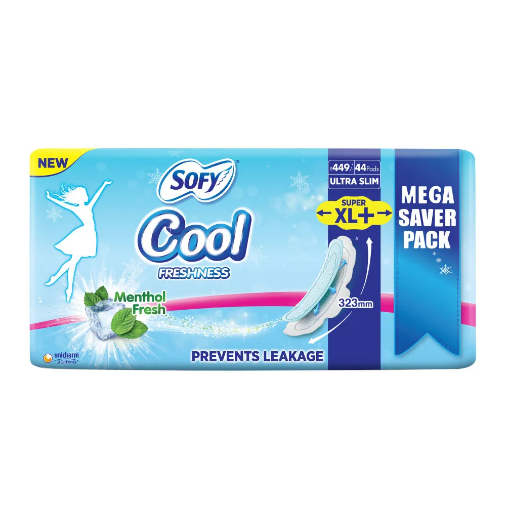 Sofy Cool Super Xl+ Sanitary Pads - 44 Pads