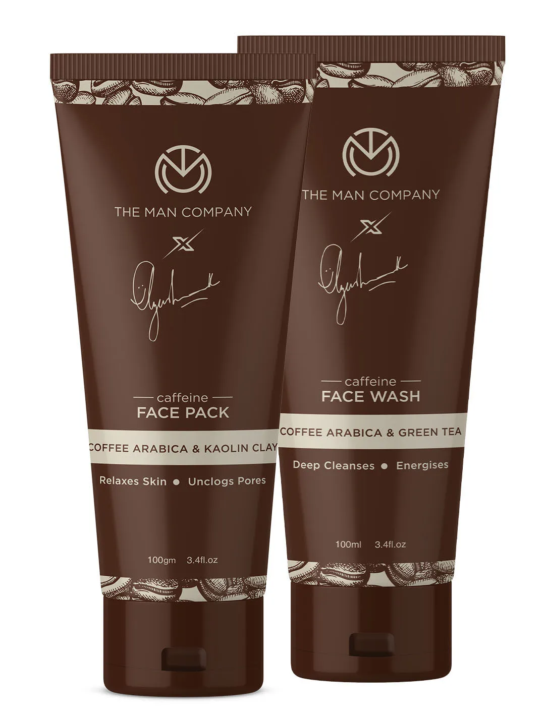 The Man Company Caffeine Face Wash With Face Pack