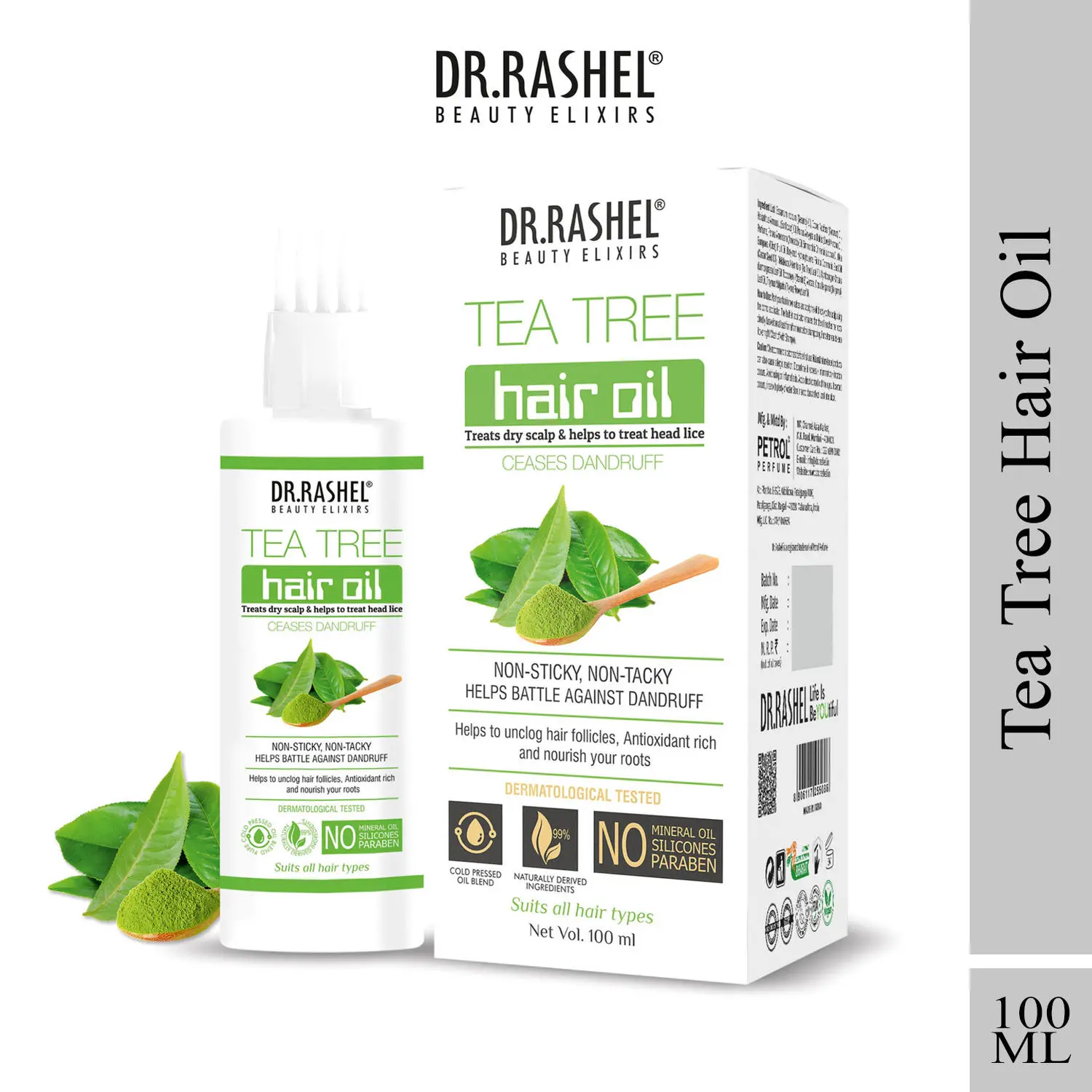 Dr.Rashel Tea Tree Hair Oil Anti-Dandurff (100ml)