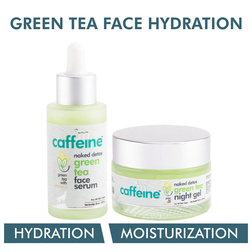 MCaffeine Green Tea Face Hydration Kit for Dull Skin