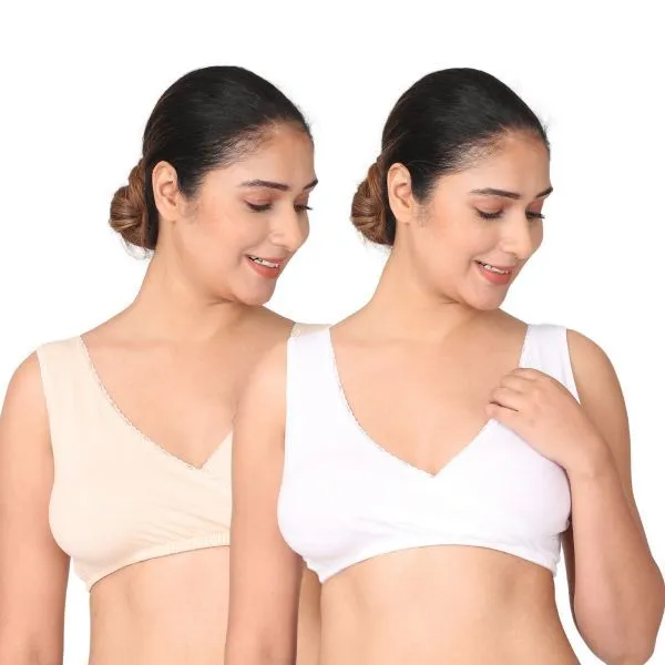 Morph Maternity Pack Of 2 Sleep Nursing Bras - Multi-Color