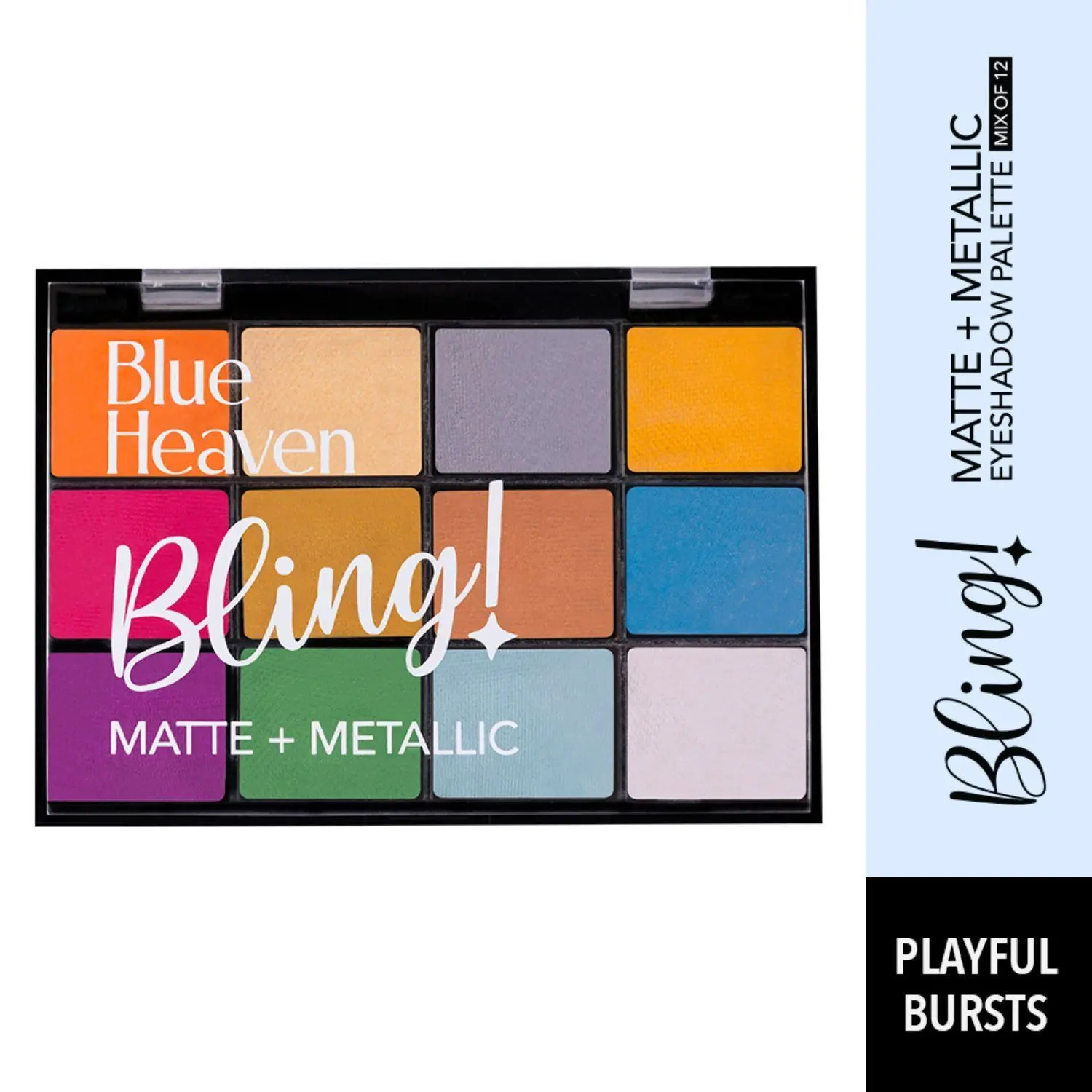 Blue Heaven 12-in-1 Bling Eyeshadow, Playful Burst (22 g)