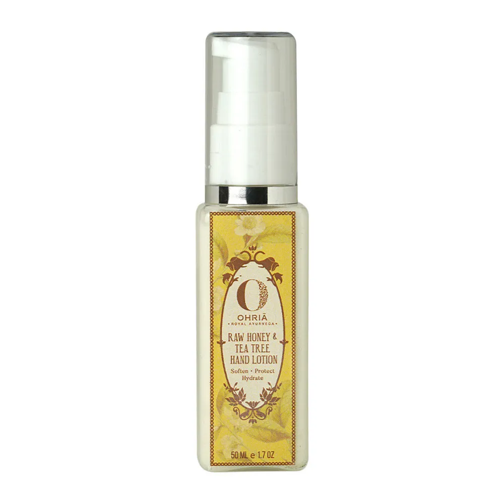 Ohria Ayurveda Raw Honey & Tea Tree Hand Lotion