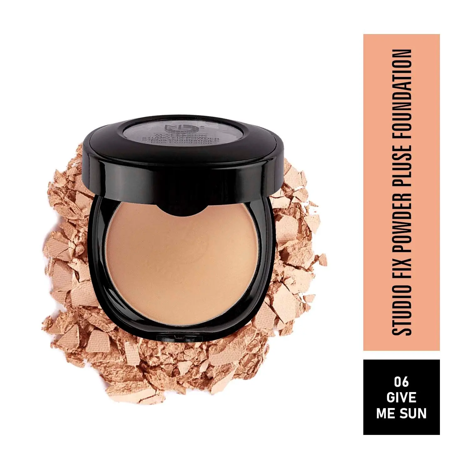 Matt look Studio Fix Powder Plus Foundation 2 Way Compact, Concealer, Moisturizing , Oil Control, Face Makeup, Give Me Sun (24 gm)