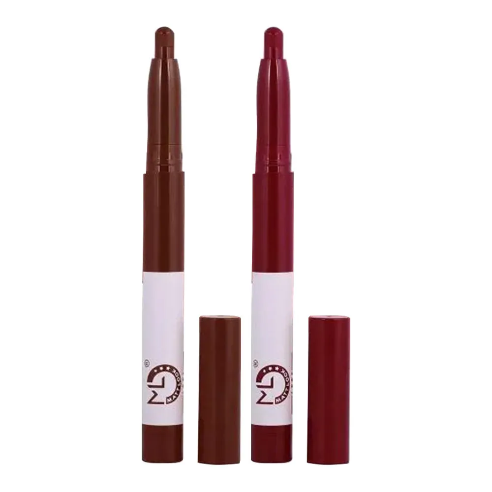 Matt look Stain Lip Crayon Matte Non-Transfer Lipstick Combo - 9