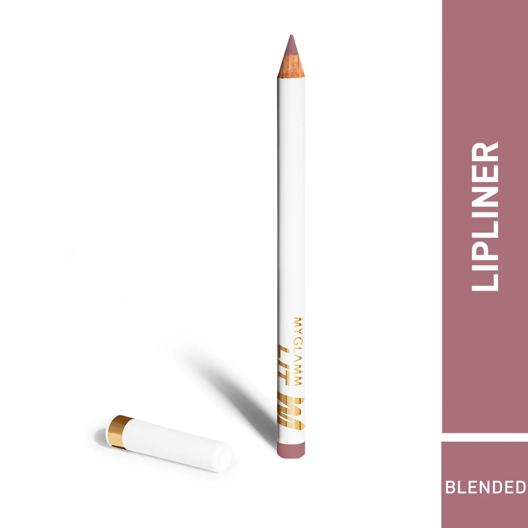 MyGlamm LIT Matte Lipliner Pencil-Blended