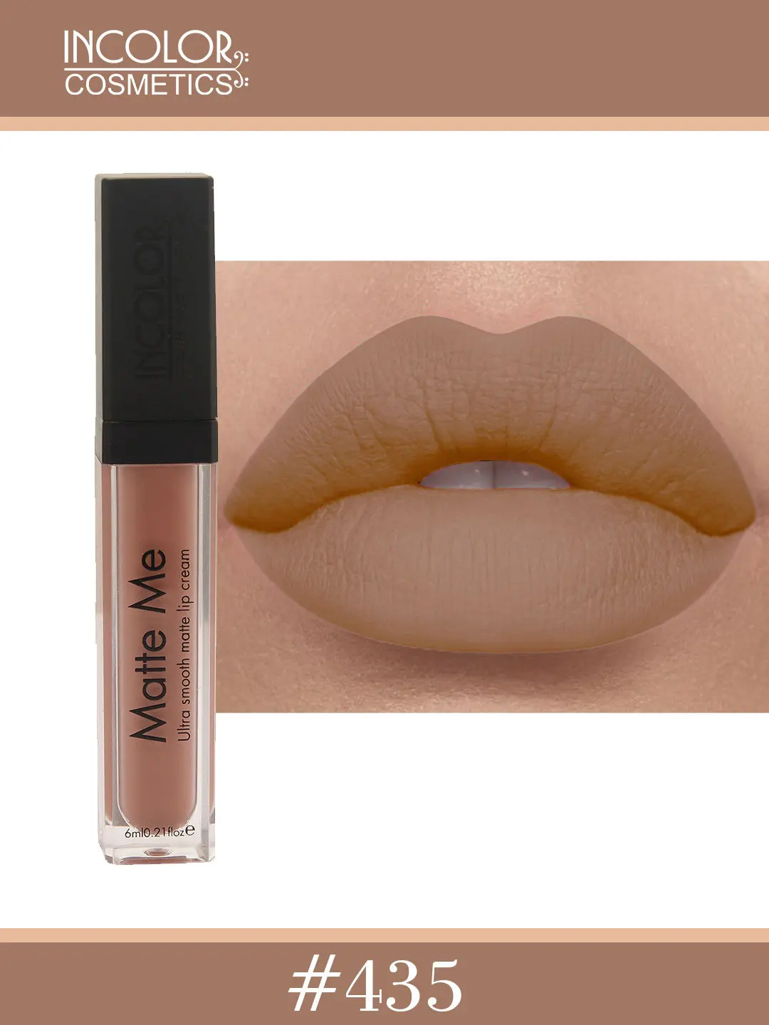 Incolor Matte Me Lip gloss 435 6 Ml