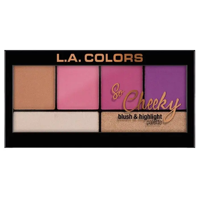 L.A. Colors So Cheeky Blush And Highlight Palette - Sweet & Sassy 22 g