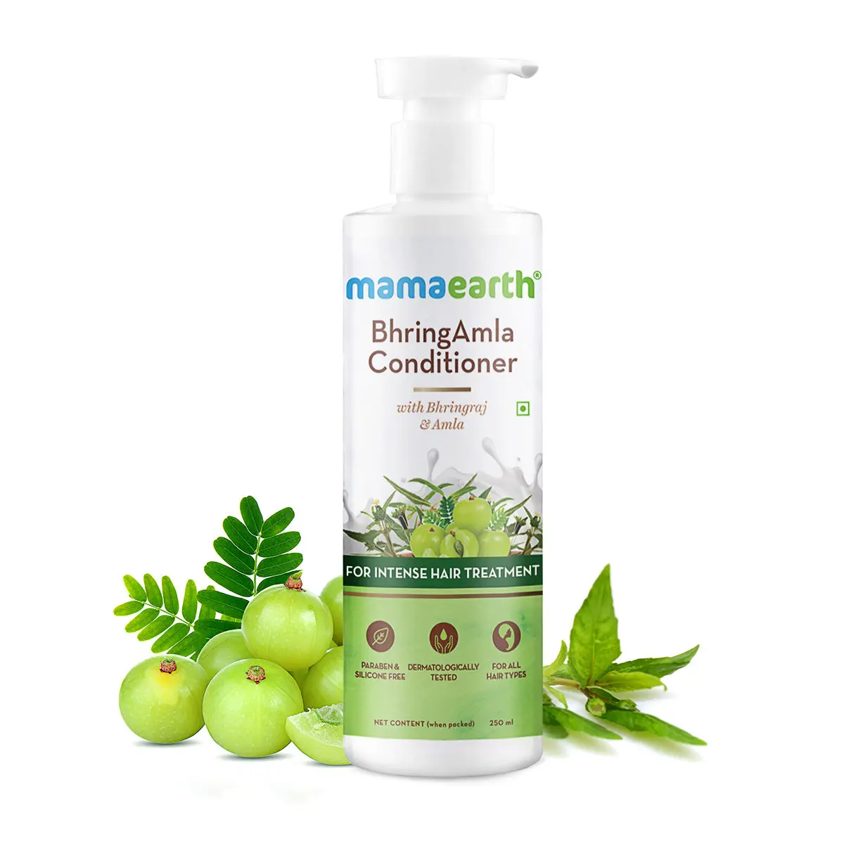 Mamaearth BhringAmla Conditioner with Bhringraj & Amla for Intense Hair Treatment (250 ml)