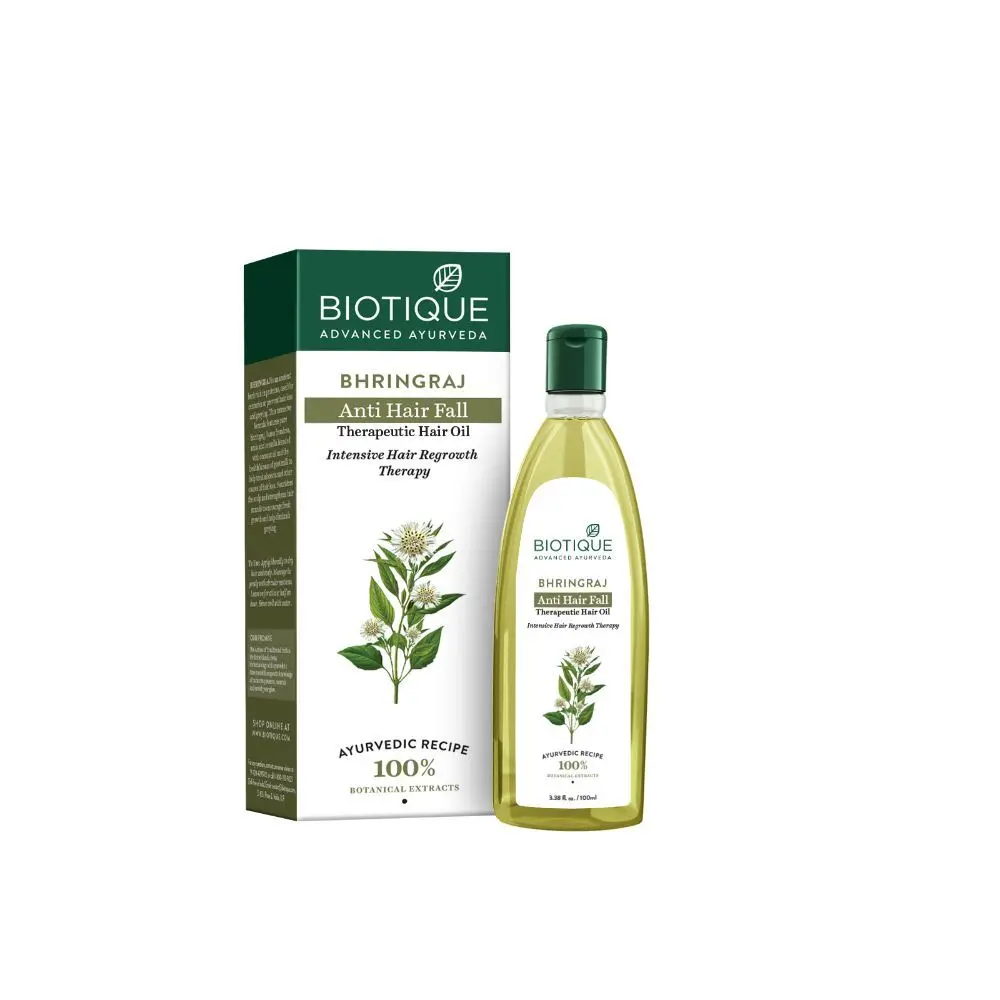 Biotique Bhringraj Anti Hair Fall Therapeutic Hair Oil (100 ml)