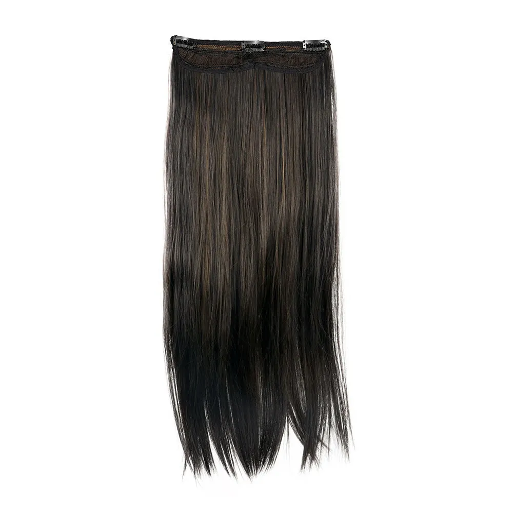 Streak Street Clip-in 18 Mix Brown Straight Hair Extensions