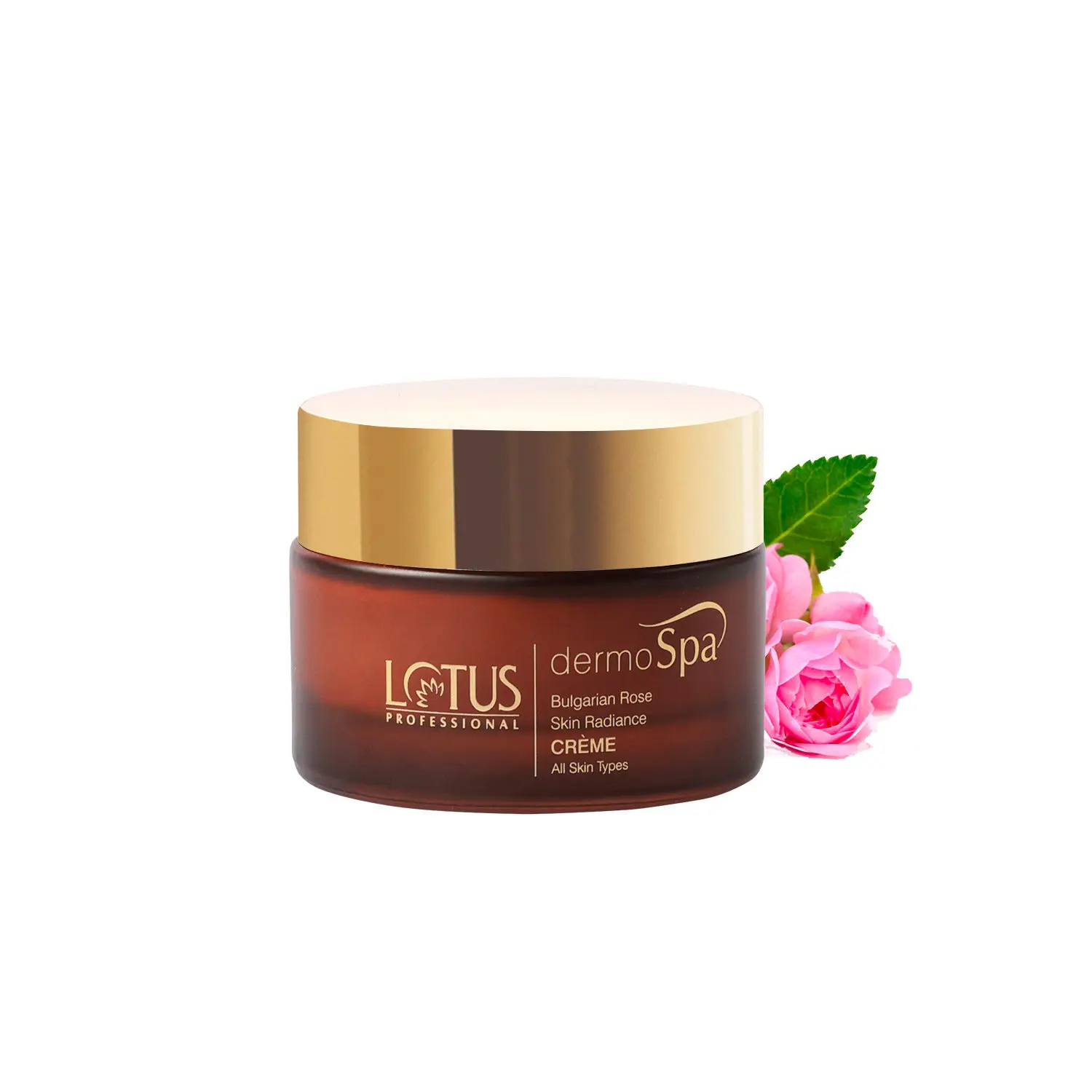 Lotus Professional DermoSpa Bulgarian Rose Skin Radiance Cream | SPF 20 | Bulgarian Rose | Preservative free | 50g