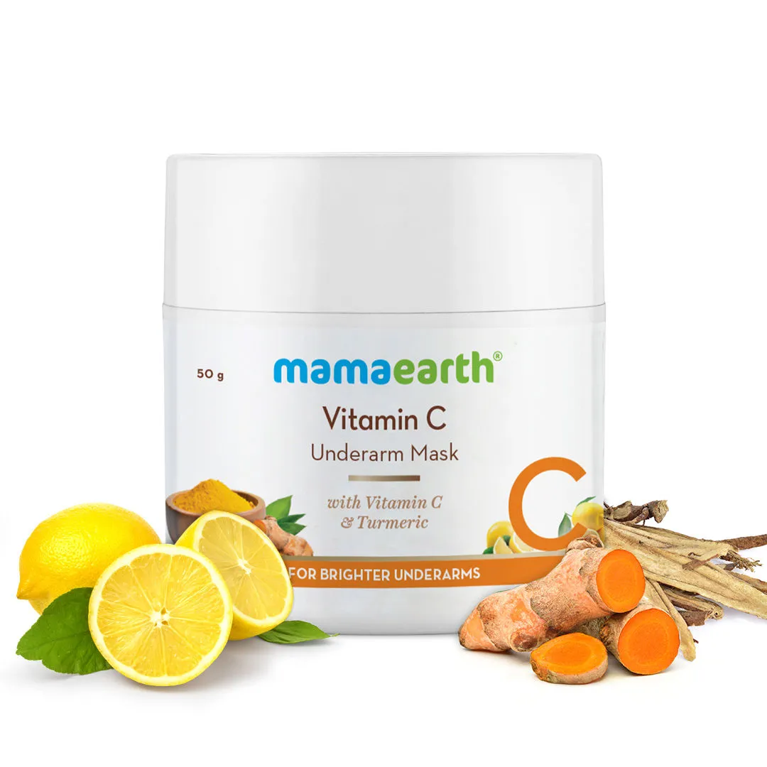 Mamaearth Vitamin C Underarm Mask With Vitamin C & Turmeric For Brighter Underarms