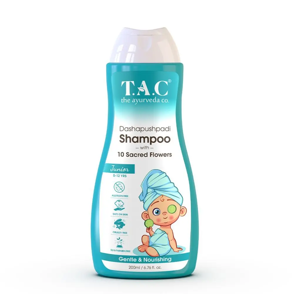 T.A.C - The Ayurveda Co. Dashapushpadi Ayurvedic Baby Shampoo for Gentle Hair Wash