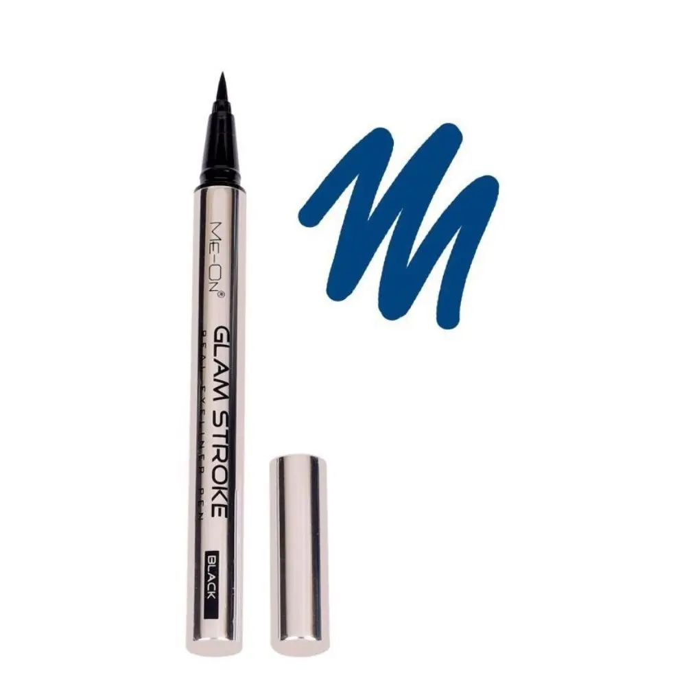 Me-On Glam Stroke 24H Stay Waterproof Ultra Intense Real Blue Color Eyeliner Pen