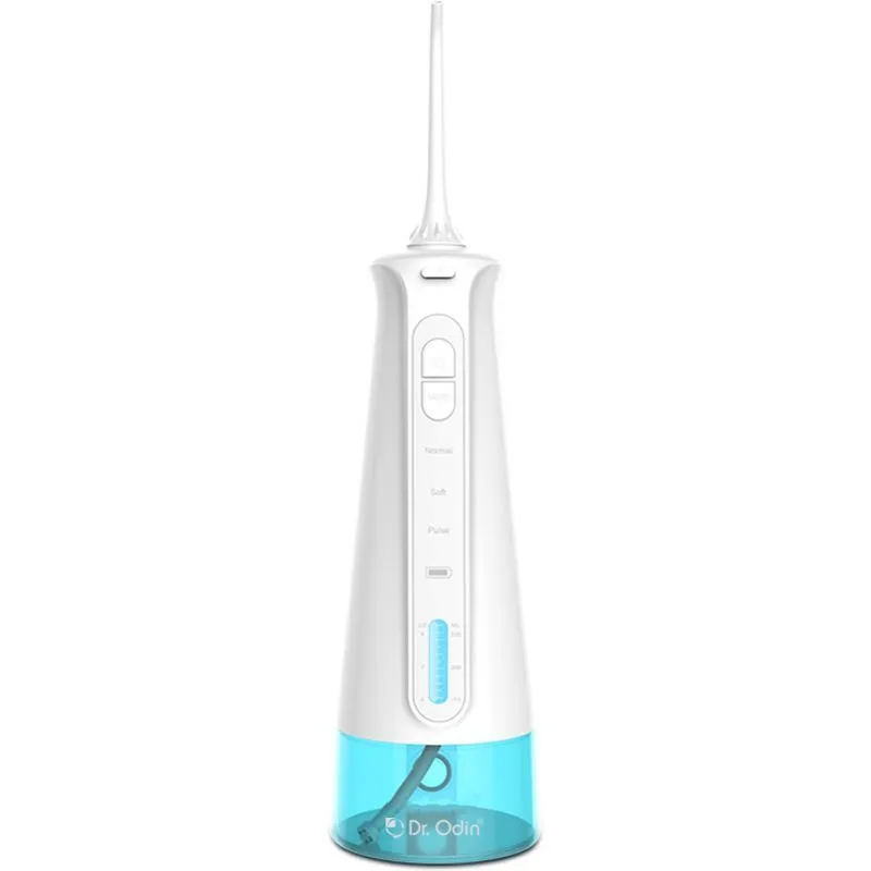 Dr. Odin Portable Cordless Dental Oral Irrigator Water Flosser - White