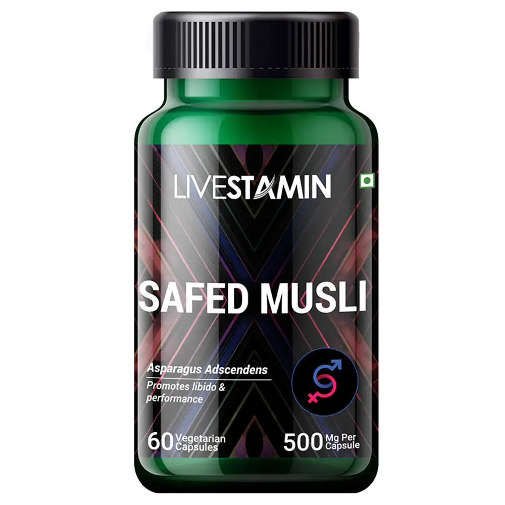 Livestamin Safed Musli,  60 capsules