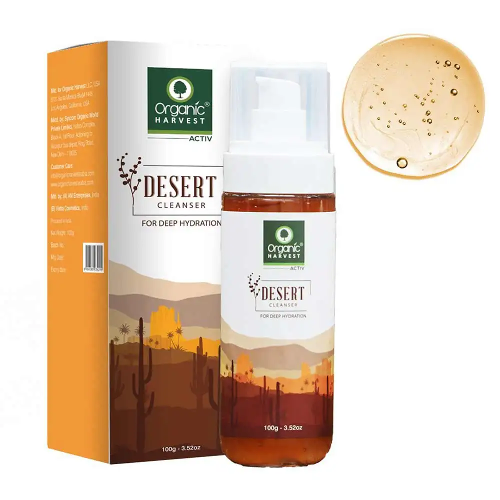 Organic Harvest Desert Cleanser,  100 g  for Deep Hydration