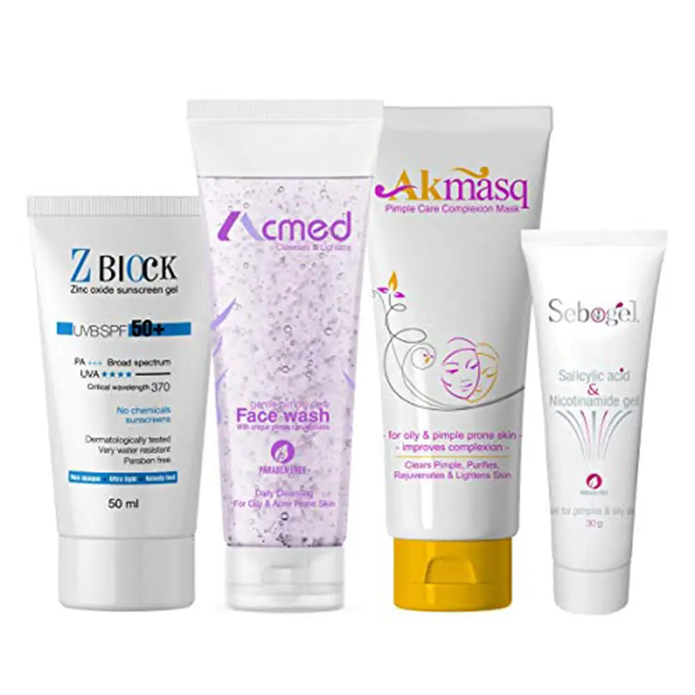 Emm's Acne Control Kit,  4 Piece(s)/Pack  for All Types of Skin