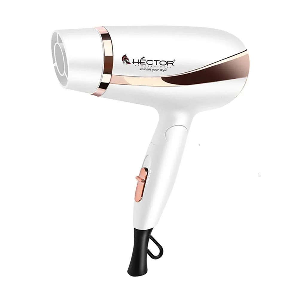 Hector Professional Comfortable & Precision Styling Hair Dryer -1600 Watt Pearl White