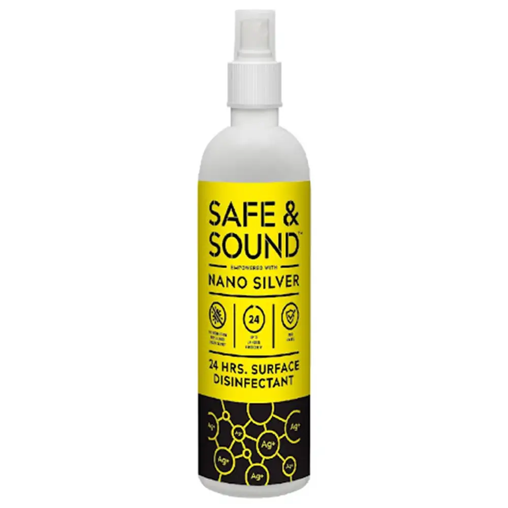 Safe & Sound 24Hrs. Surface Disinfectant,  Fragrance Free  200 ml  Instant Germ Kills