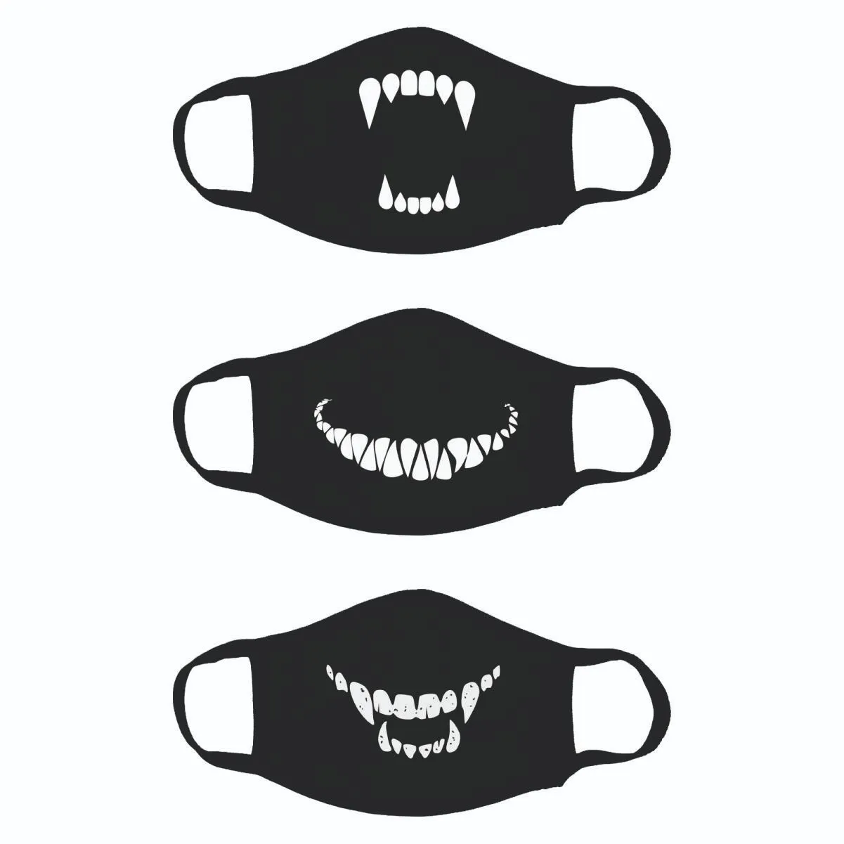 Crazy Corner Printed Three Layered Resuable Masks - Pack of 3 (PMC-4322)