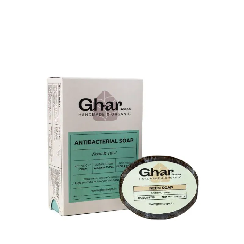 Ghar Soaps Antibacterial Neem Bathing Soap