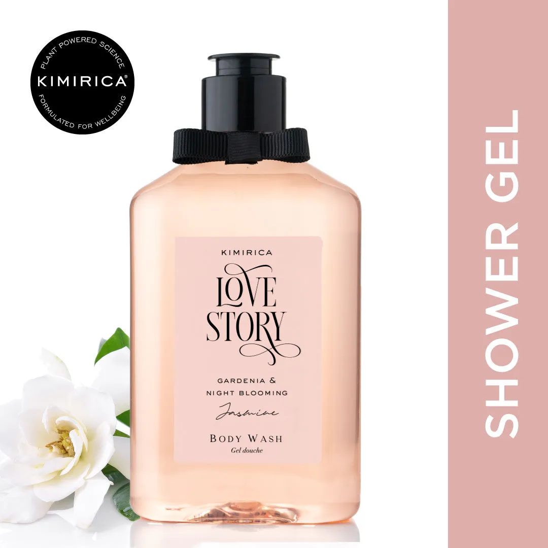 Kimirica Love Story Gardenia and Night Blooming Jasmine Shower Gel