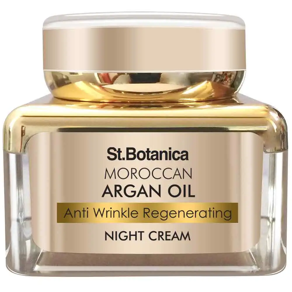 St.Botanica Argan Oil Anti Wrinkle Regenerating Night Cream,  50 g  for All Skin Types