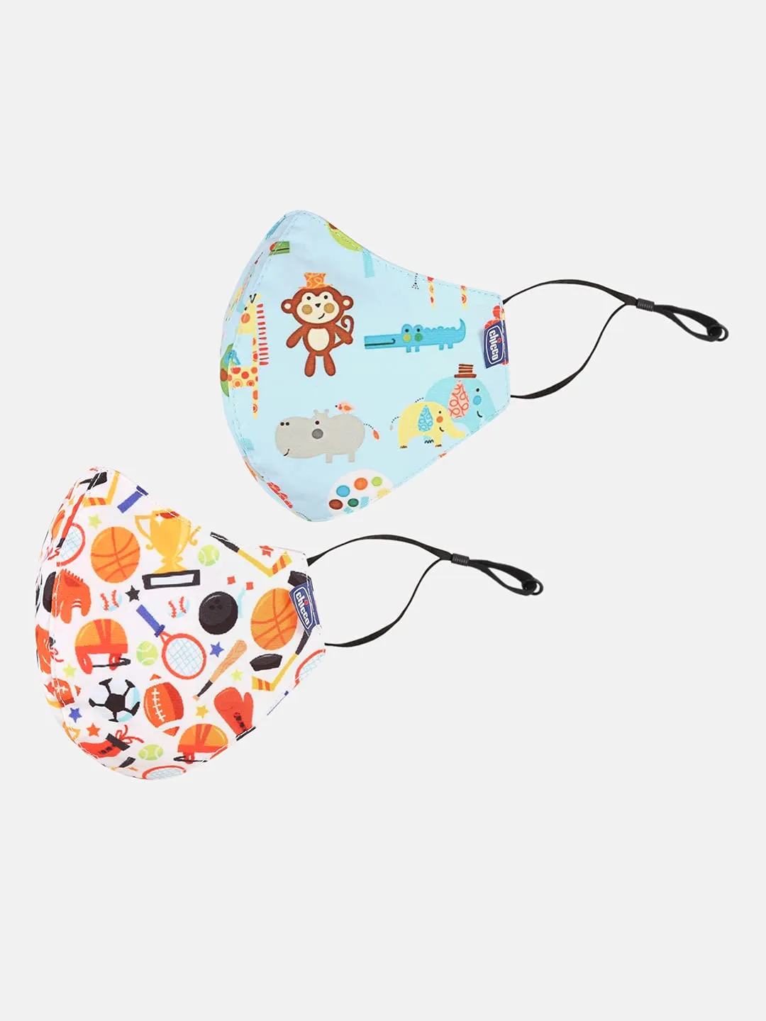 Chicco Face Mask 3-6y Sport Jungle 2pc