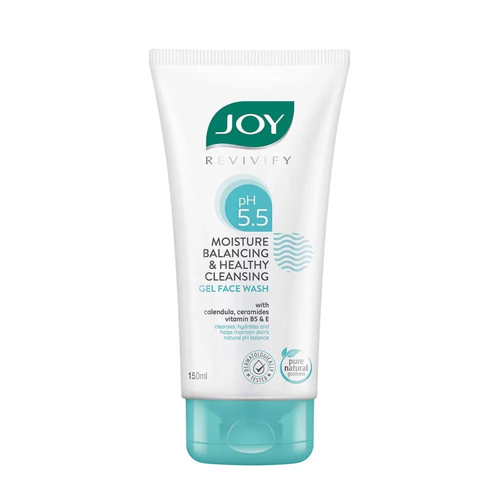 Joy Ph 5.5 Gel Face Wash with Calendula Ceramides Vitamin B5 & E