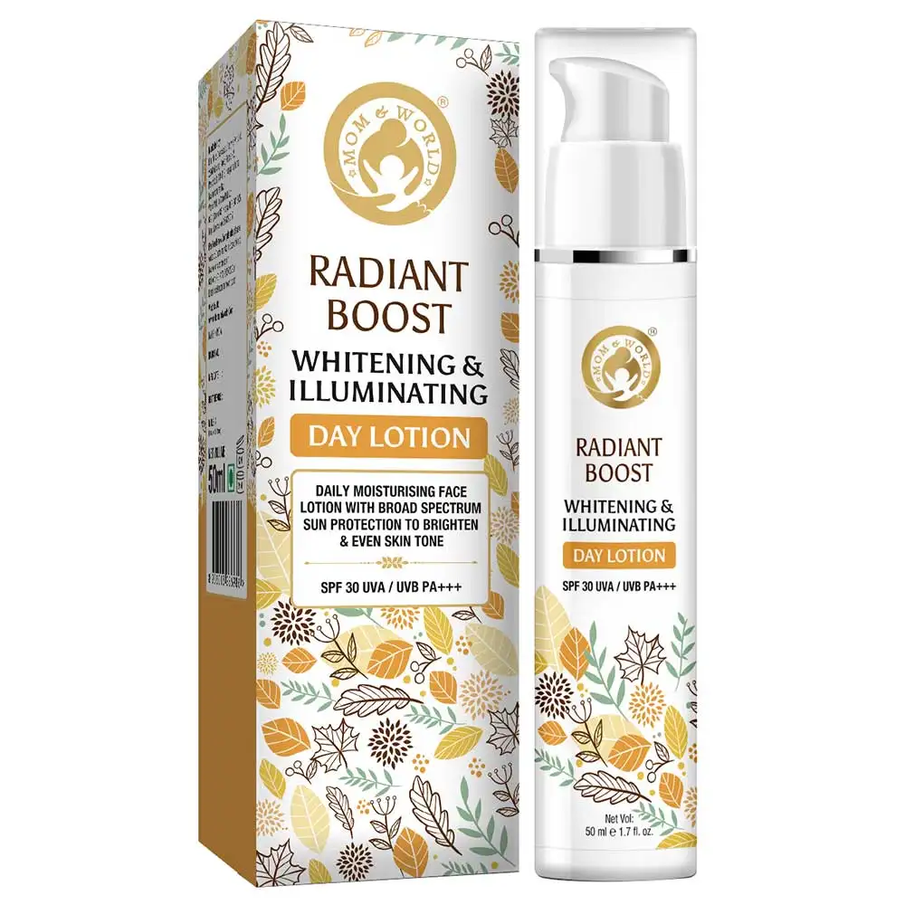 Mom & World RB Whitening and Illuminating Day Lotion,  50 ml  Spf 30 UVA UVB PA+++