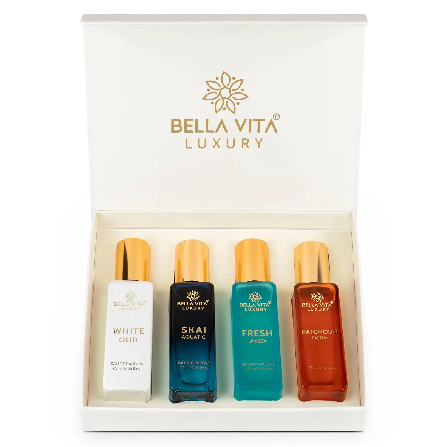 Bella Vita organic unisex luxury perfume gift set (80 ml)