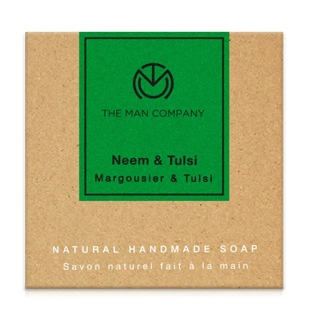 The Man Company Neem & Tulsi Soap,  125 g  for All Types of Skin