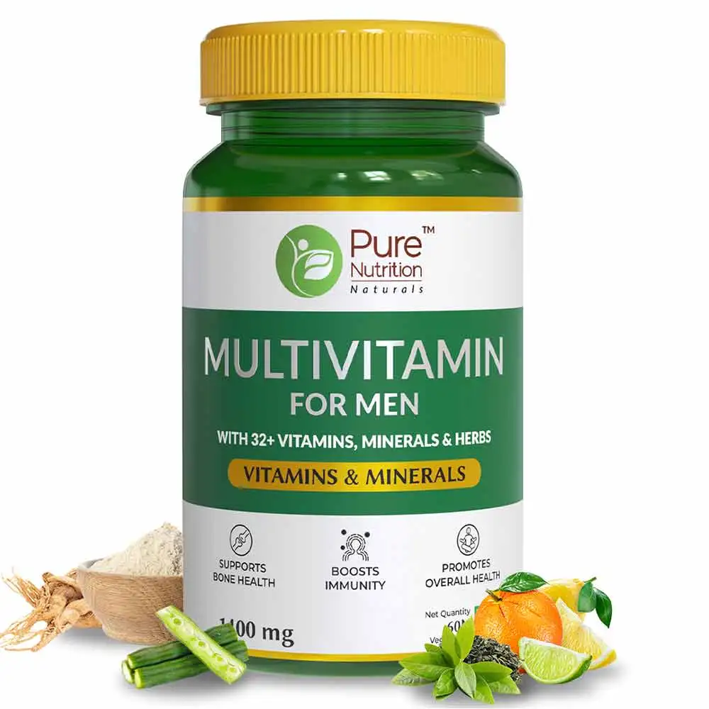 Pure Nutrition Multivitamin for Men,  60 tablet(s)  Unflavoured