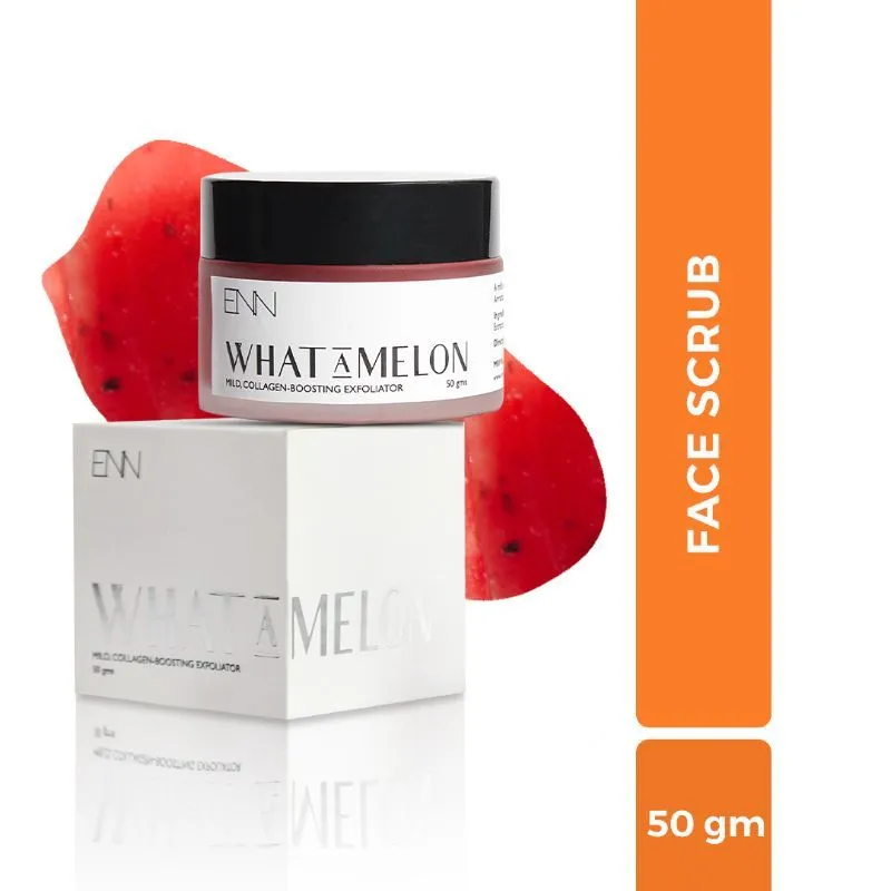 ENN What A Melon Mild Collagen Boosting Exfoliator, Face Scrub with Watermelon Extracts