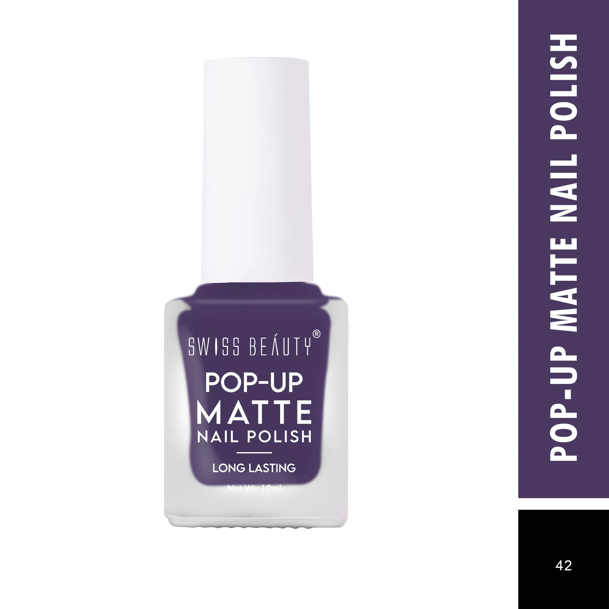 Swiss Beauty Pop-Up Matte Nail Polish - Shade 42