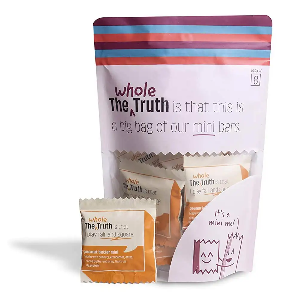 The Whole Truth Mini Protein Bars,  8 bar(s)  Peanut Butter