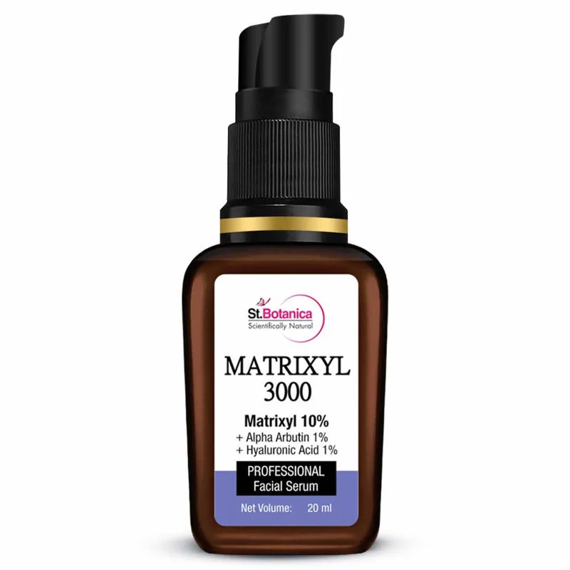 St.Botanica Matrixyl 3000 10% + Alpha Arbutin 1% + Hyaluronic Acid 1% Face Serum