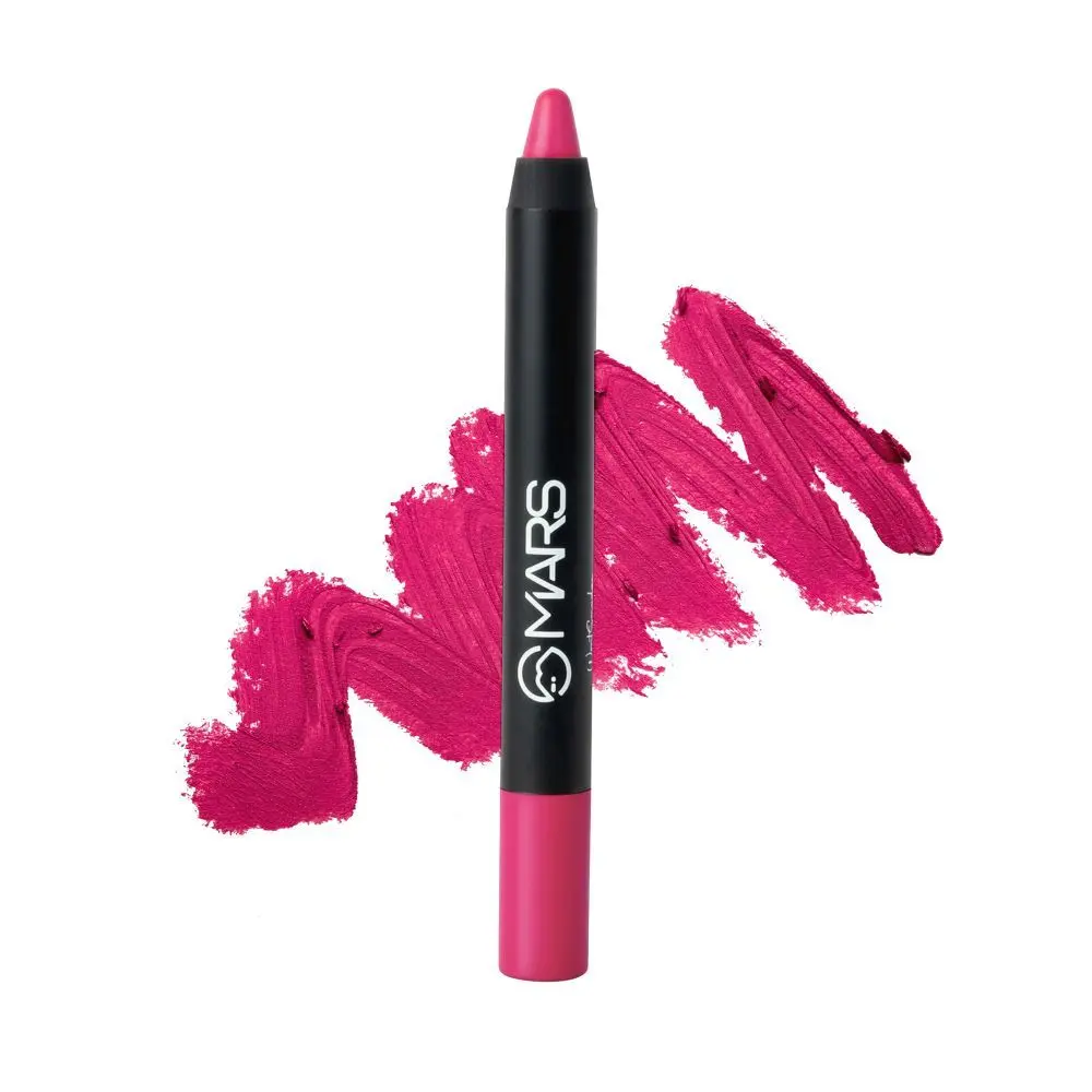 MARS Long Lasting Won't Smudge Won't Budge Lip Crayon with Matte Finish - Lets do it| 3.5g