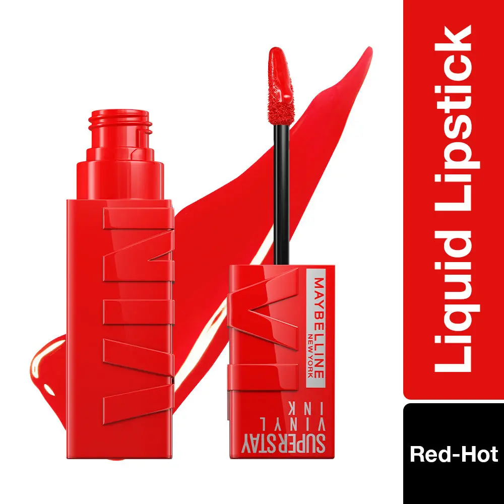 Maybelline Superstay Vinyl Ink Liquid Lipstick, Red Hot 