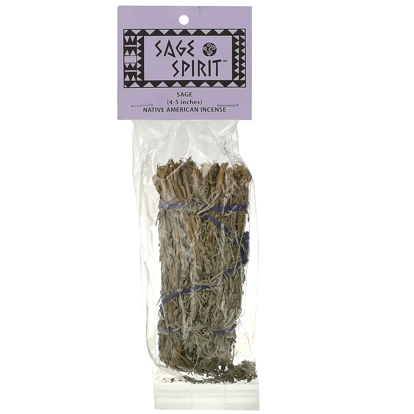 Native American Incense, Sage, Small (4-5 Inches), 1 Smudge Wand