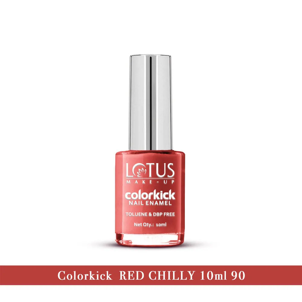 Lotus Make Up Colorkick Nail Enamel - Red Chilly 90