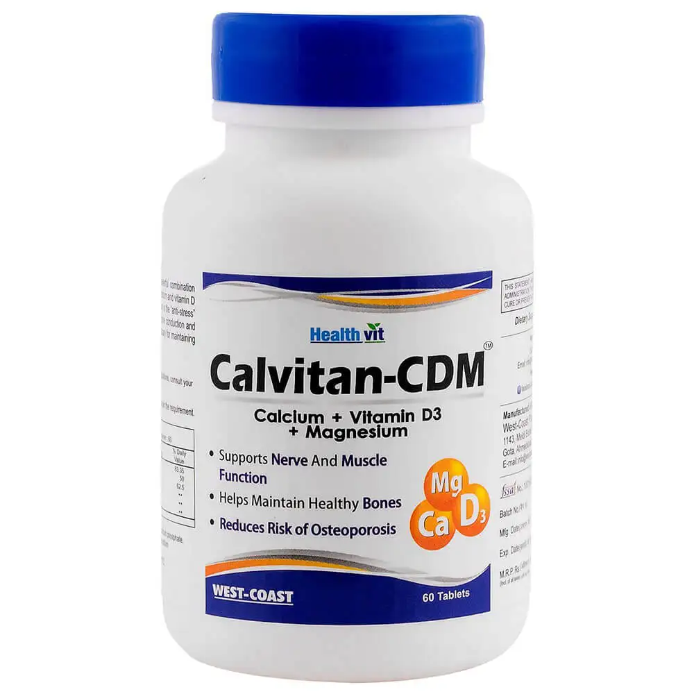 Healthvit Calvitan-CDM,  60 tablet(s)  Unflavoured