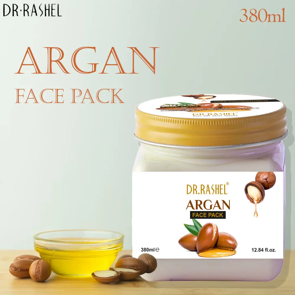 Dr.Rashel Deep Nourishment Argan Face Pack For All Skin Type (380 ml)