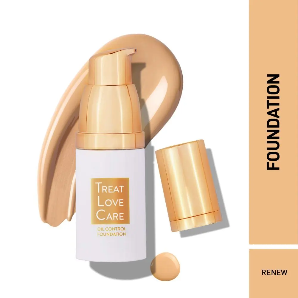 MyGlamm Treat Love Care Oil Control Foundation-Renew-13.7ml