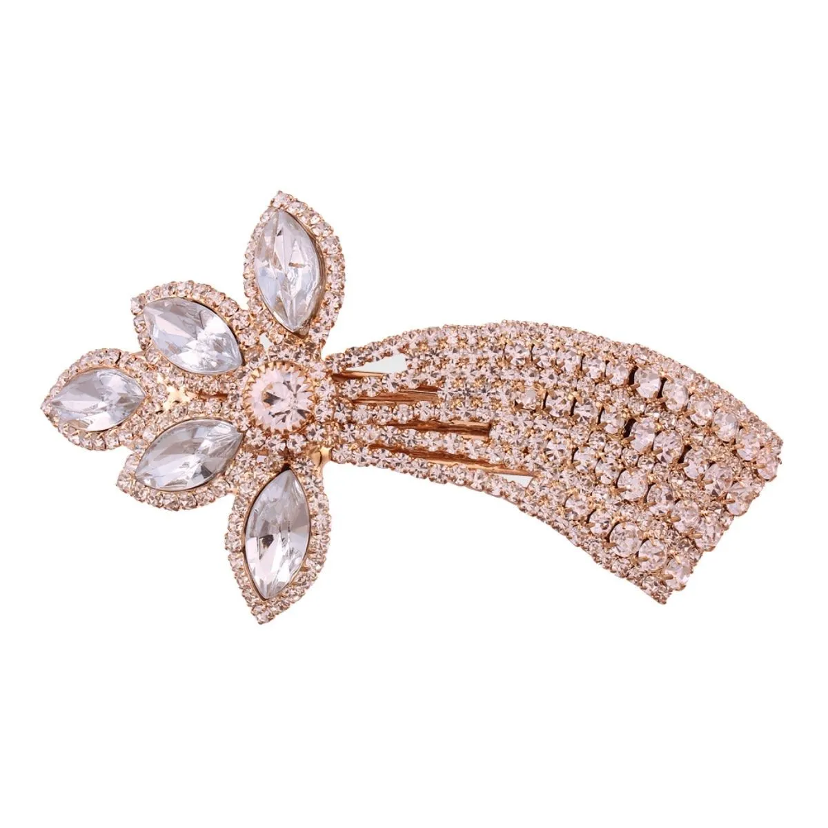 AccessHer Back Hair Clip/Hair Barrette/Hair Pin Hair Accessories (HP0617GC6053GW)