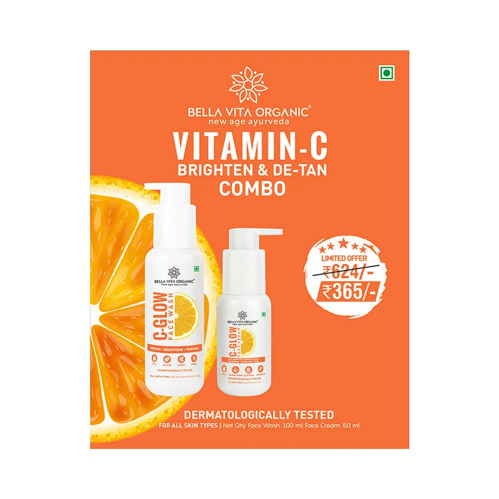 Bella Vita Organic Vitamin C Brighten And De Tan Combo