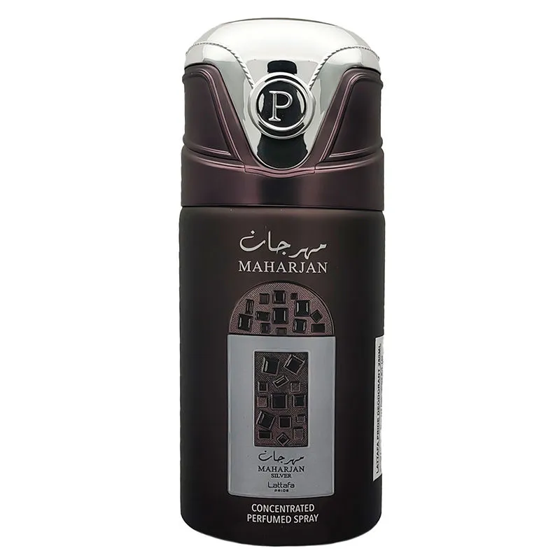 Lattafa Pride Maharjan Silver Long Lasting Perfumed Deodorant